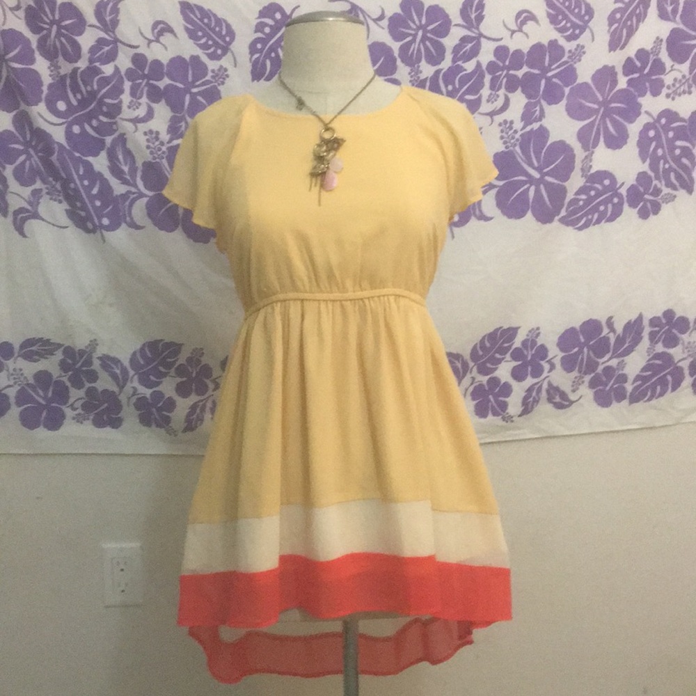 Canyon River Blues Girls’ Flutter sleeve dress